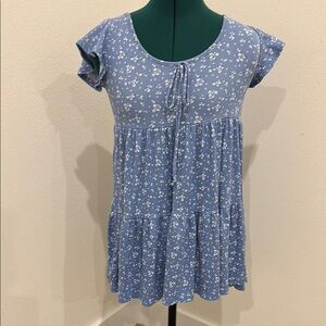 Jessica Simpson Blue Floral Women's XS spring & summer dress